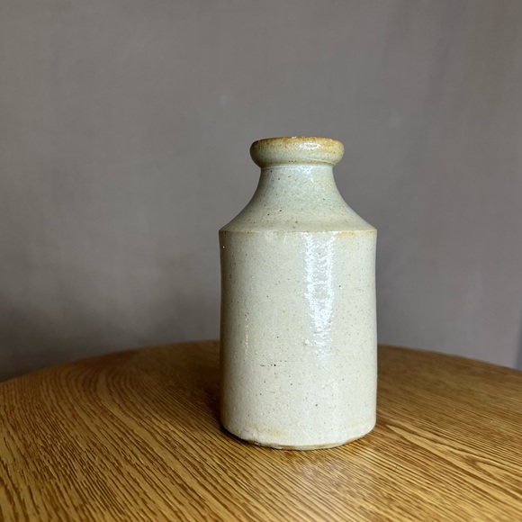 Vintage Other - Antique Stoneware Inkwell Jar